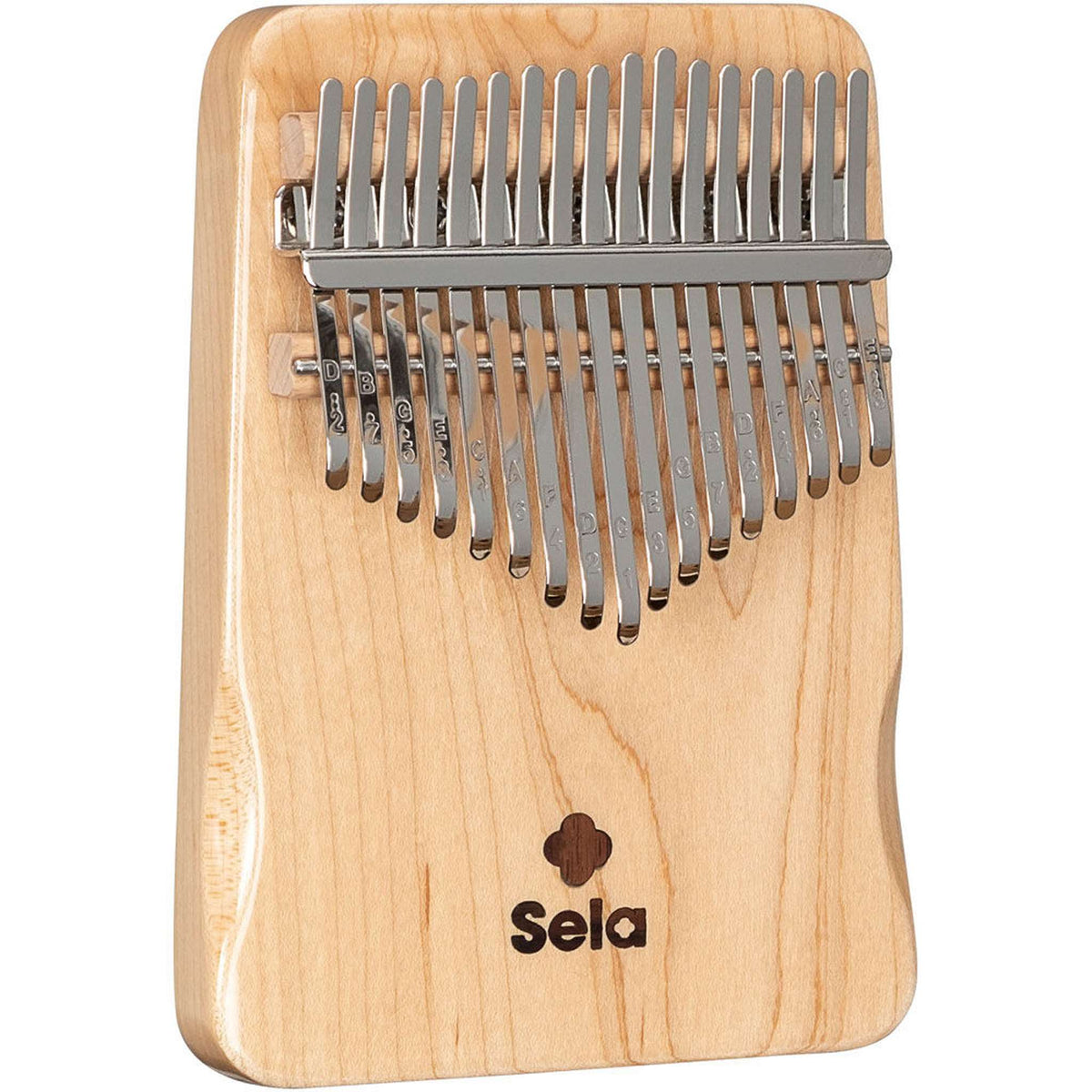 Sela 17-Key Solid Maple Kalimba Sound Effect in Natural