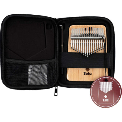 Sela 17-Key Solid Maple Kalimba Sound Effect in Natural