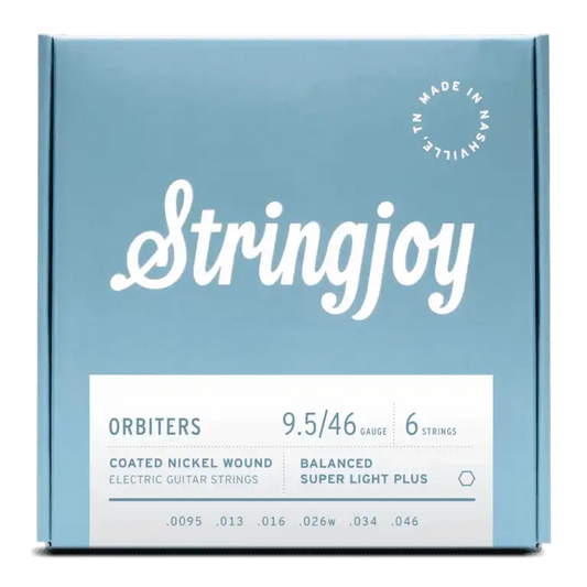 Stringjoy Orbiters Balanced Super Light Plus Guage (9.5-46) Coated Nickel Wound Electric Guitar Strings - STRINGS - [shop-name]