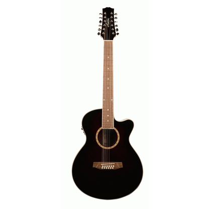 Ashton SL29/12CEQ WRS 12 String Acoustic Guitar - Wine Red Burst