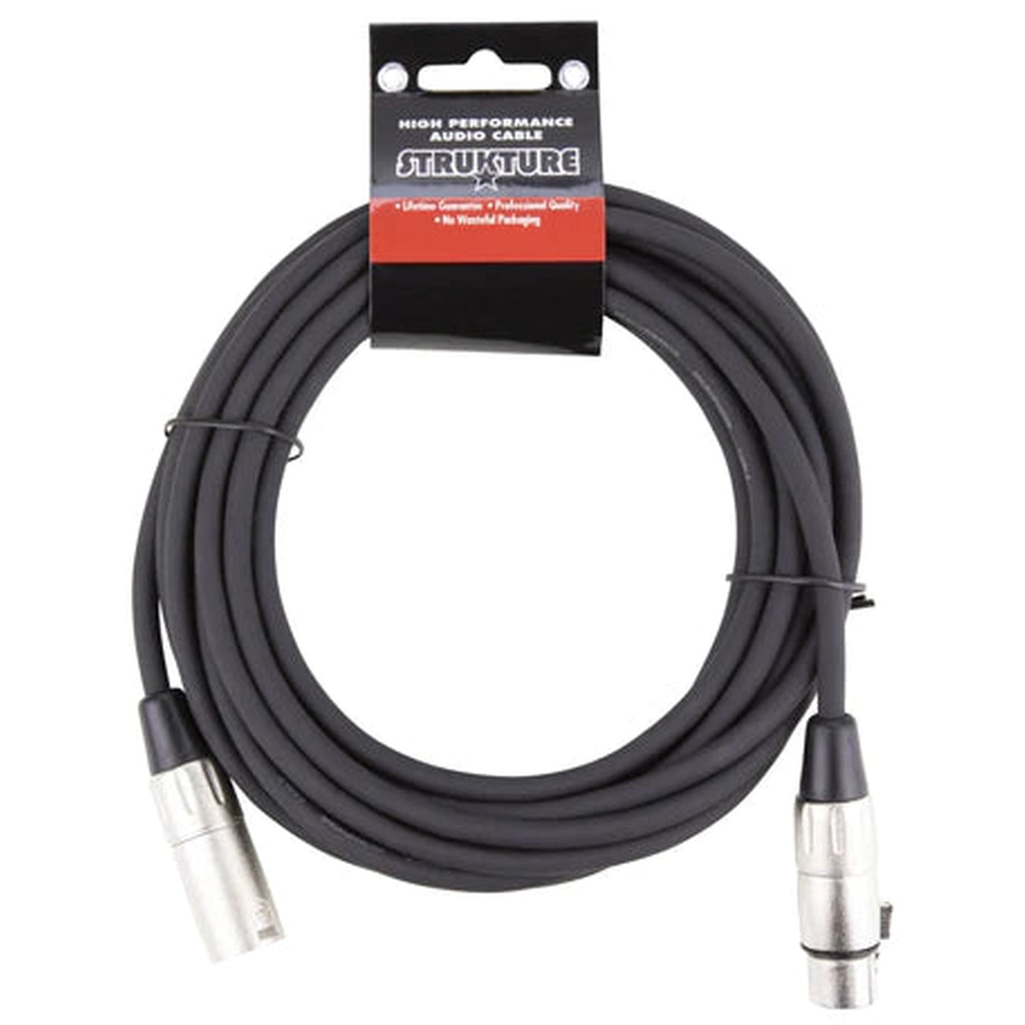 STRUKTURE XLR-XLR MIC CABLE - 10ft - Joondalup Music Centre