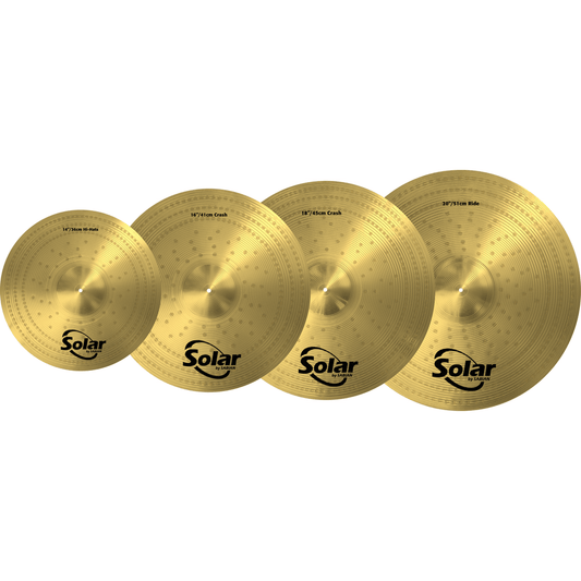 Sabian SOL5003G Solar Performance Plus Cymbal Pack  - 14/16/18/20