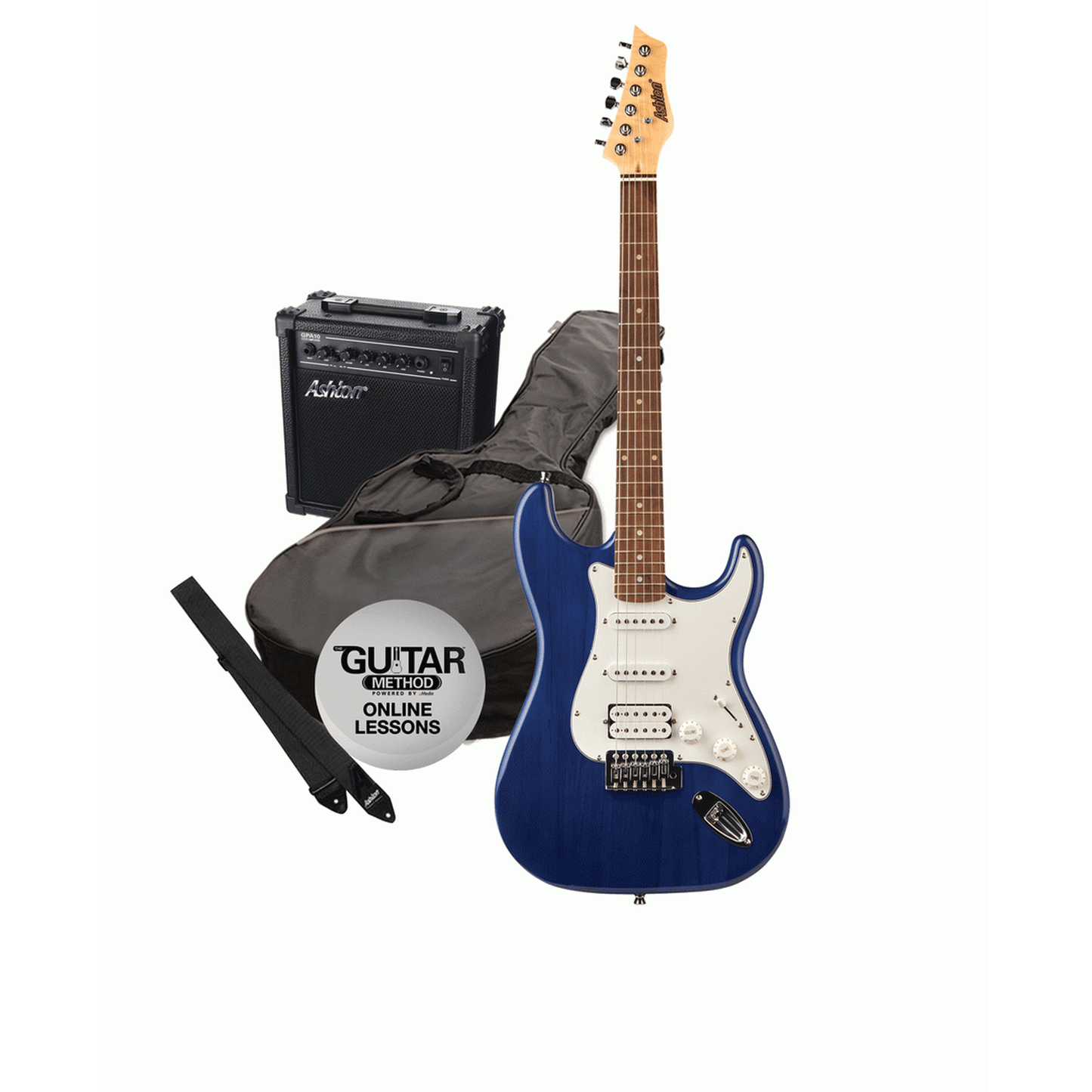 Ashton SPAG232TDB Electric Guitar Pack - Blue - Joondalup Music Centre