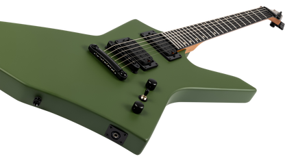 Spira X-400-MGR Electric Guitar - Satin Green