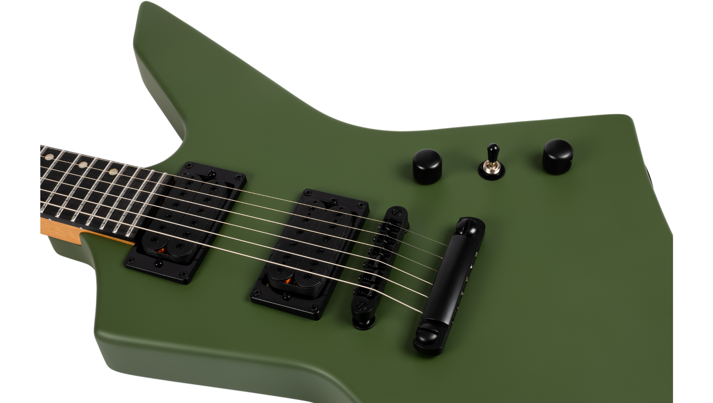 Spira X-400-MGR Electric Guitar - Satin Green