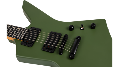 Spira X-400-MGR Electric Guitar - Satin Green