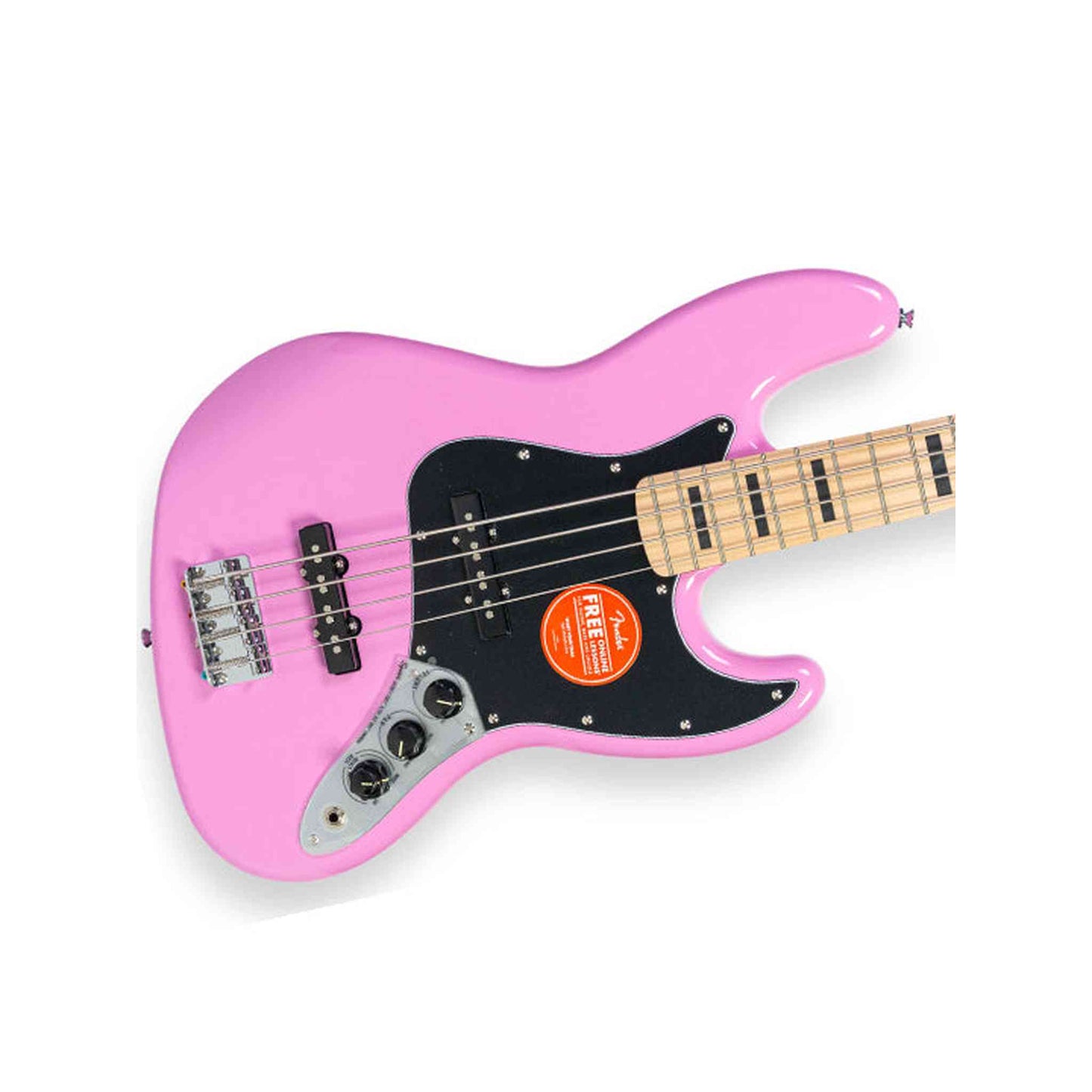 Squier Limited Edition Affinity Series Active Jazz Bass - Flash Pink
