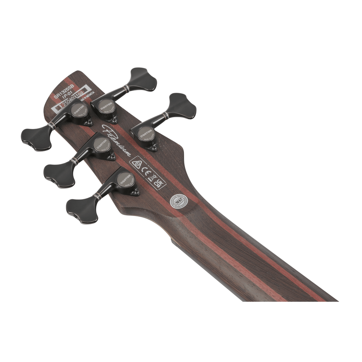 Ibanez SR1325SBAVL Premium Electric 5 String Bass W/Bag - Aqua Wave