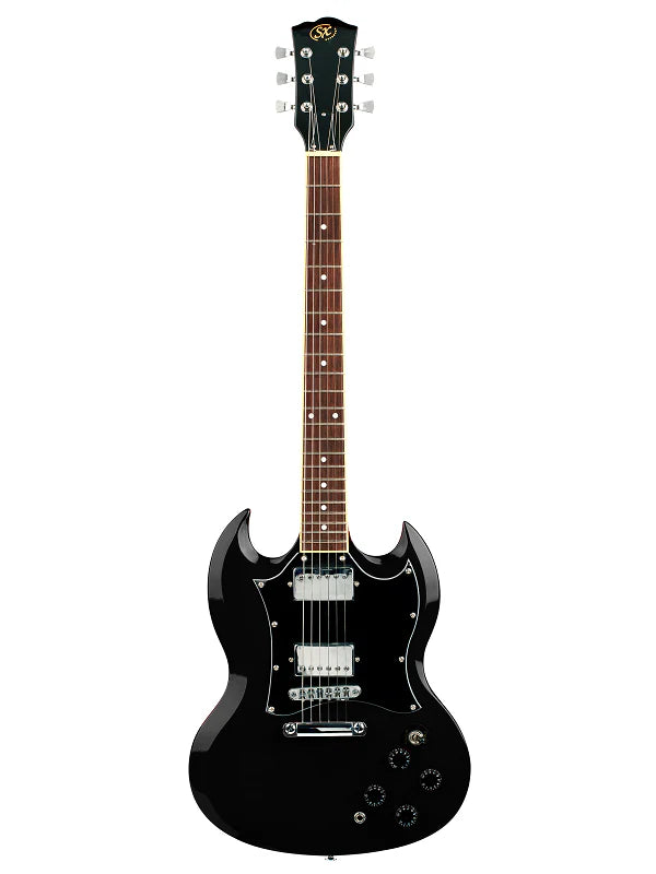 SX SG Electric Guitar w/Accessories - Black