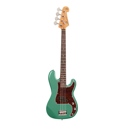 SX VEP34VGN 3/4 Vintage Style Bass Guitar - Vintage Green
