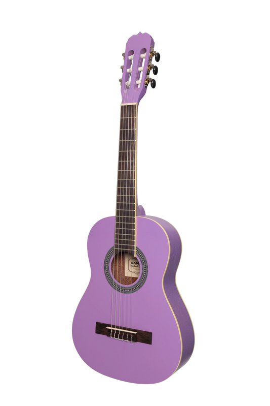 Sanchez 1/2 Size Student Classical Guitar w/Bag - Purple