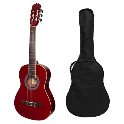 Sanchez 1/2 Size Student Classical Guitar w/Bag - Wine Red