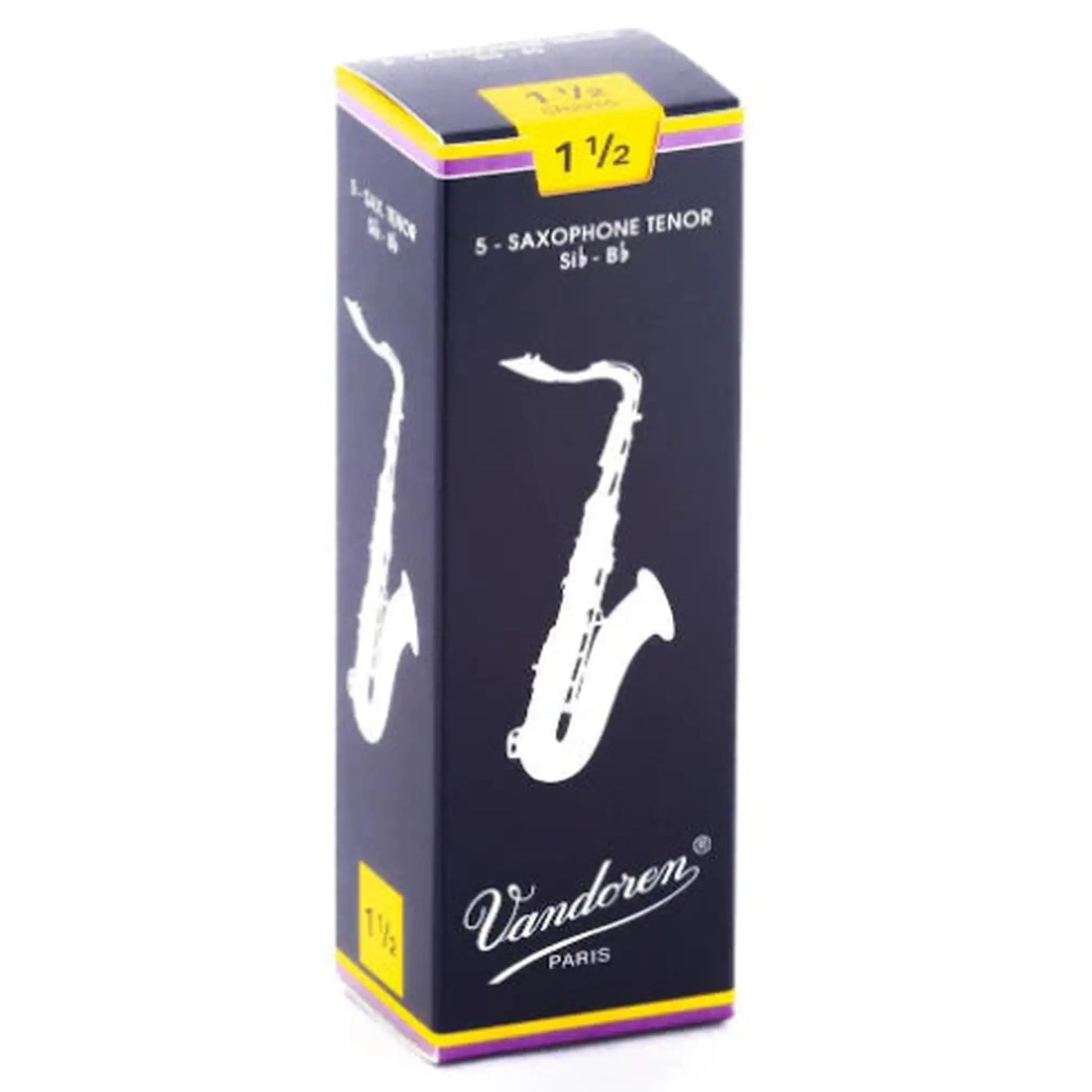 Vandoren Traditional Series Bb Tenor Sax Reeds - Size 1.5-REEDS-Joondalup Music Centre
