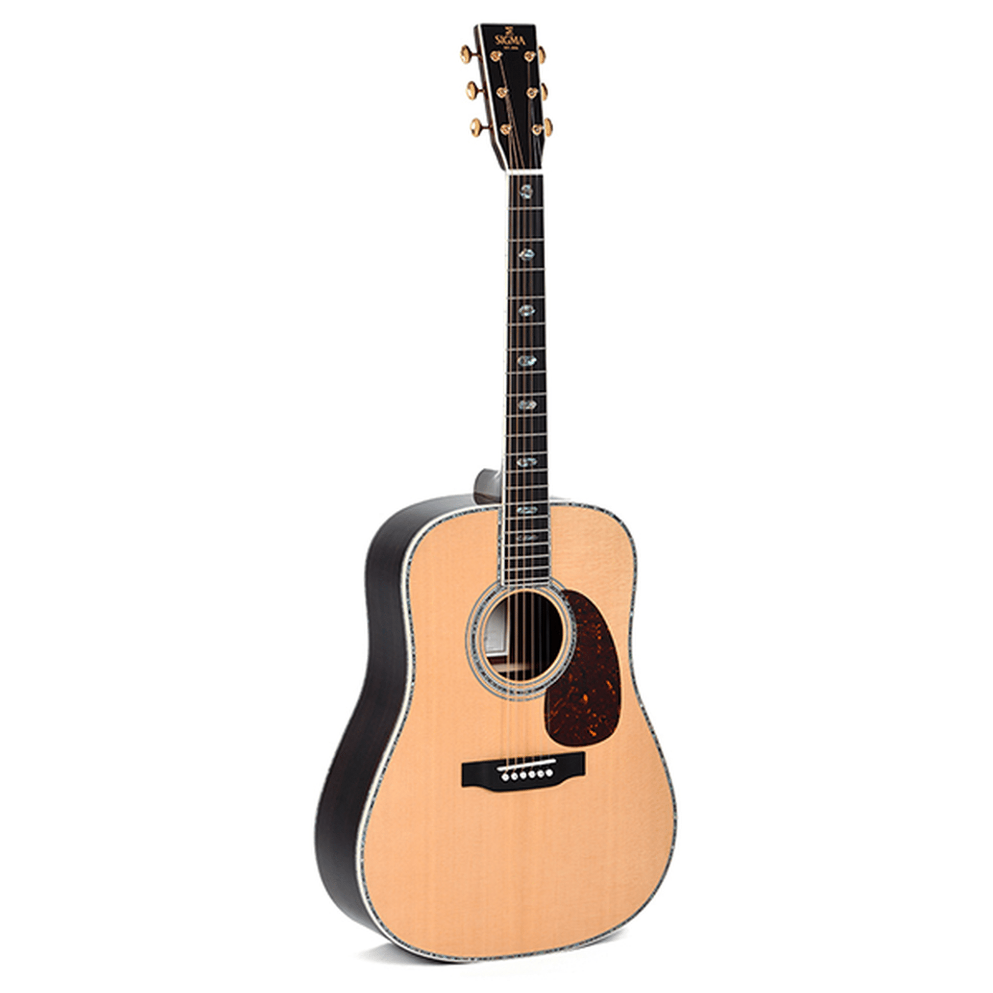 Sigma SDR-45 All Solid Wood Acoustic Guitar w/Case - Sitka Spruce Top - Indian Rosewood Back-Sides from Joondalup Music Centre