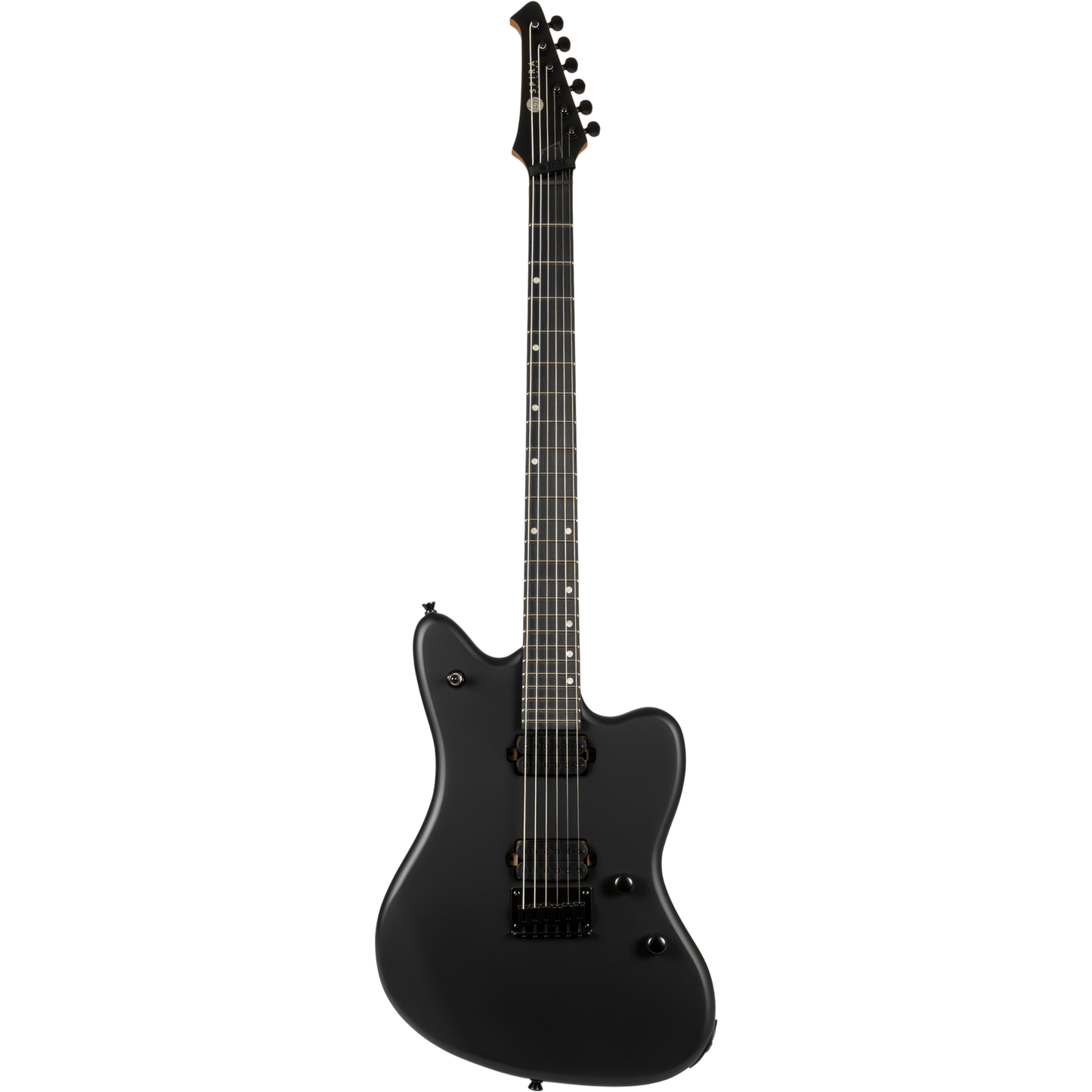 Spira J-400-MBK-BAR Baritone Electric Guitar - Satin Black