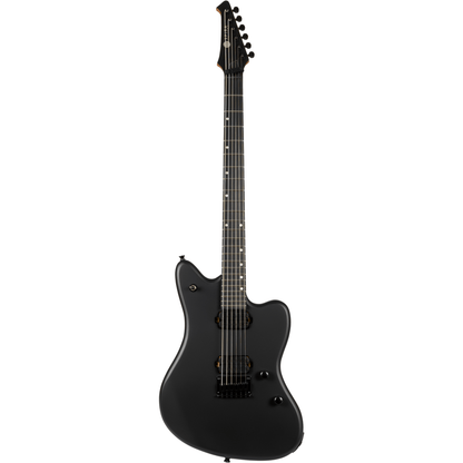 Spira J-400-MBK-BAR Baritone Electric Guitar - Satin Black