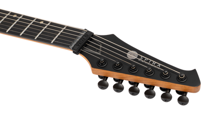 Spira J-400-MBK-BAR Baritone Electric Guitar - Satin Black