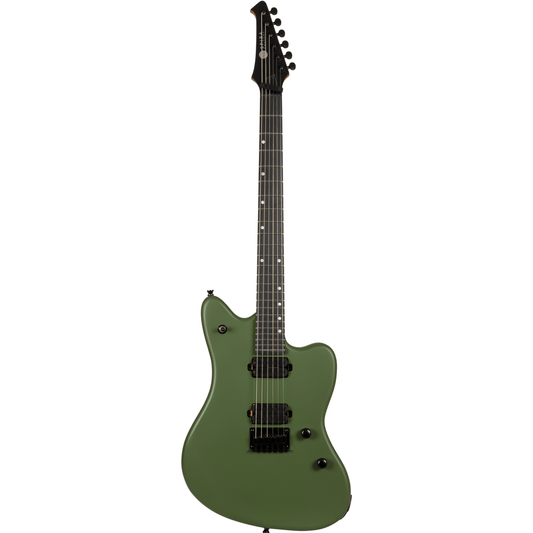 Spira J-400-MGR Electric Guitar - Satin Green