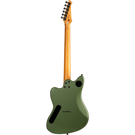 Spira J-400-MGR Electric Guitar - Satin Green Back