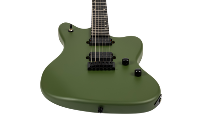 Spira J-400-MGR Electric Guitar - Satin Green