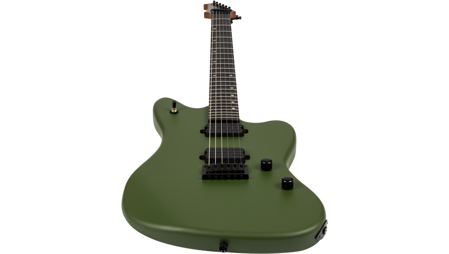 Spira J-400-MGR Electric Guitar - Satin Green