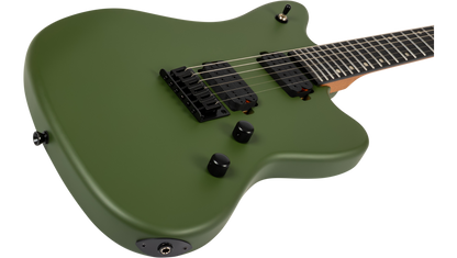 Spira J-400-MGR Electric Guitar - Satin Green