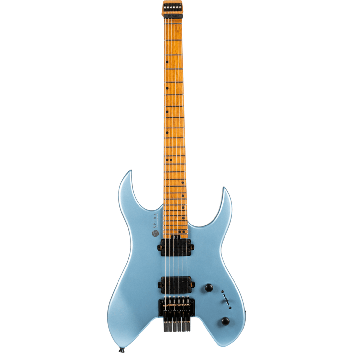 Spira S-400-MPB-HLESS Headless Electric Guitar - Satin Blue