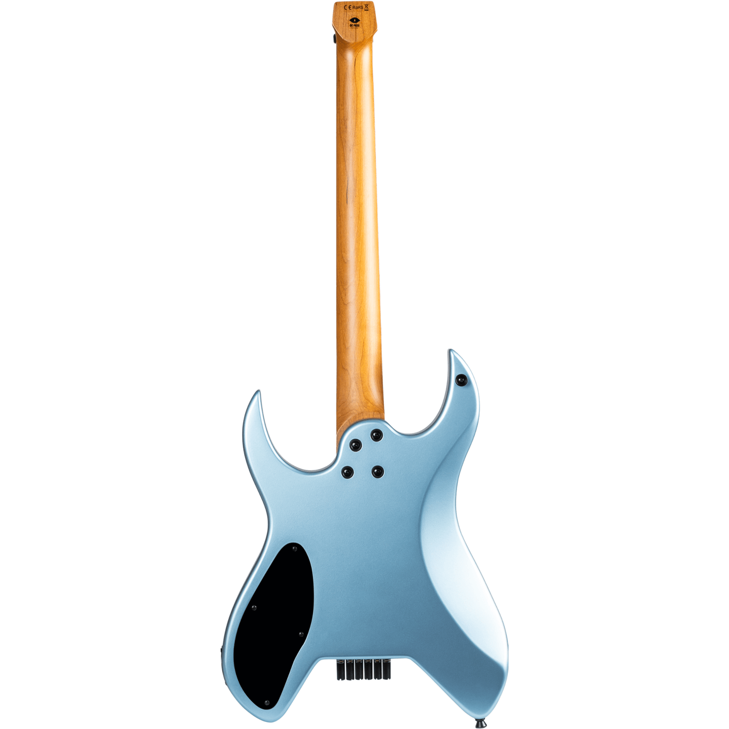 Spira S-400-MPB-HLESS Headless Electric Guitar - Satin Blue back
