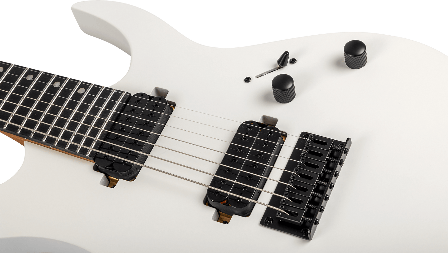 Spira S S-407 MWH 7 String Electric Guitar - Satin White - ELECTRIC GUITAR - [shop-name]