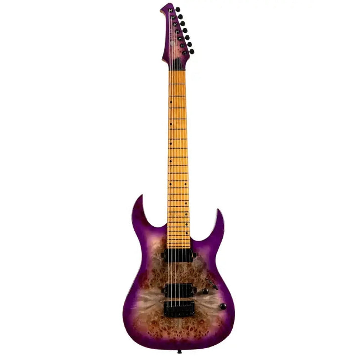 Spira S-457 TPP 7 String Electric Guitar - Transparent Purple from Joondalup Music Centre