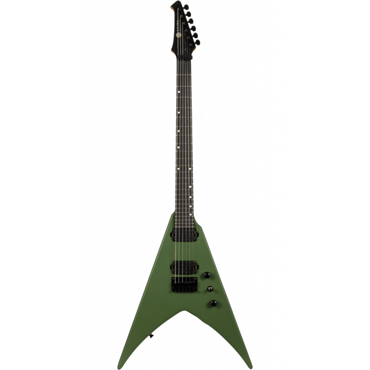 Spira V-400-MGR Electric Guitar - Satin Green from Joondalup Music Centre