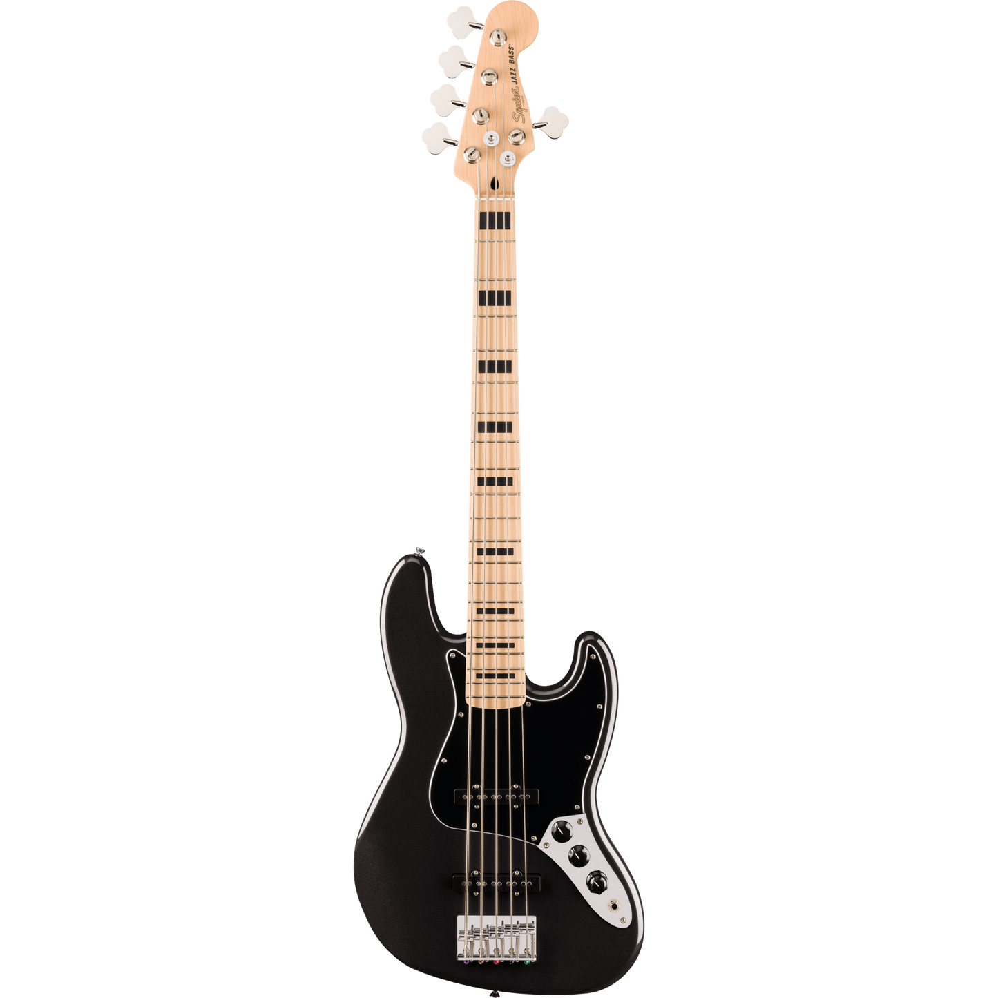 Squier Affinity Series Active Jazz 5 String Bass V - Black Metallic from Joondalup Music Centre
