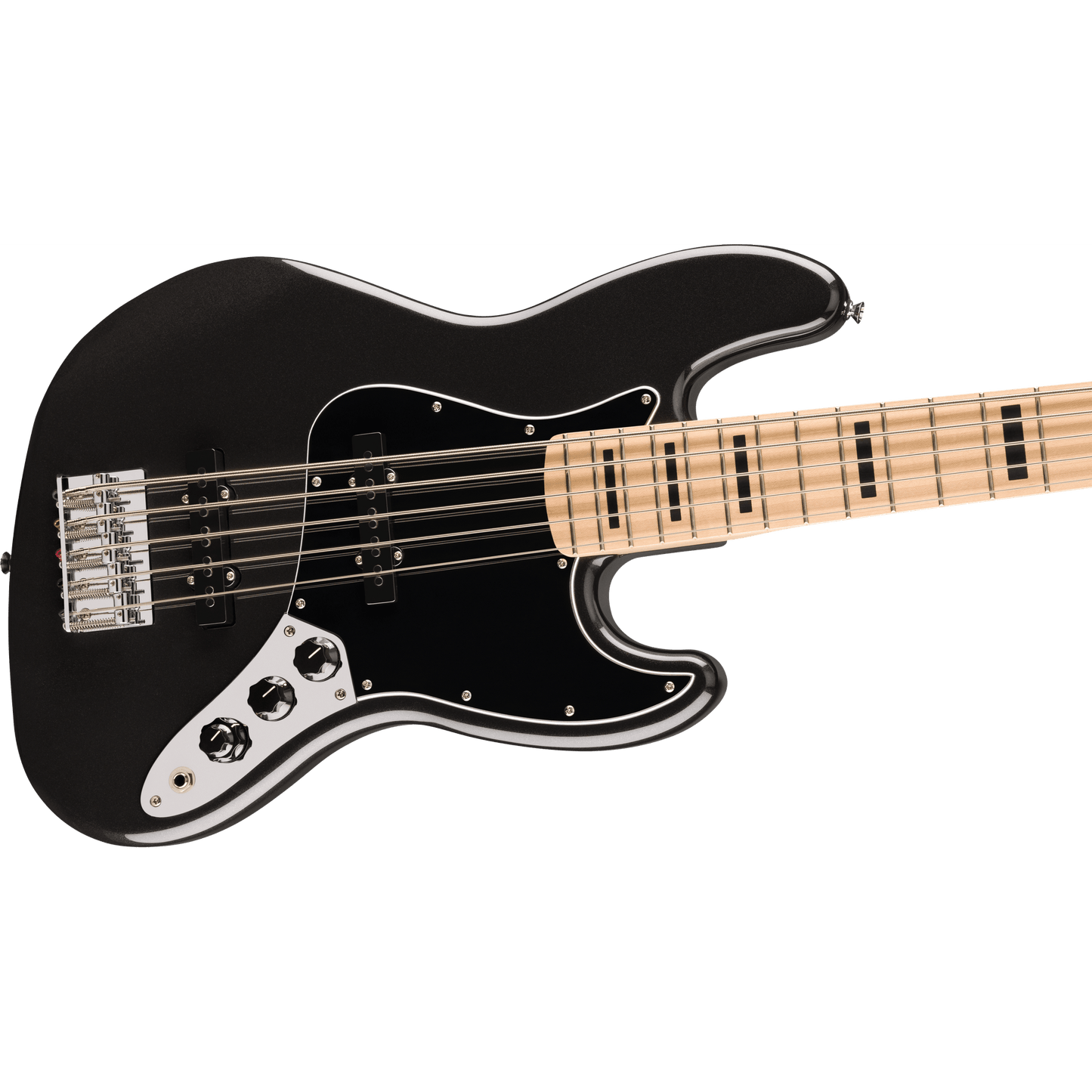 Squier Affinity Series Active Jazz 5 String Bass V - Black Metallic from Joondalup Music Centre 4