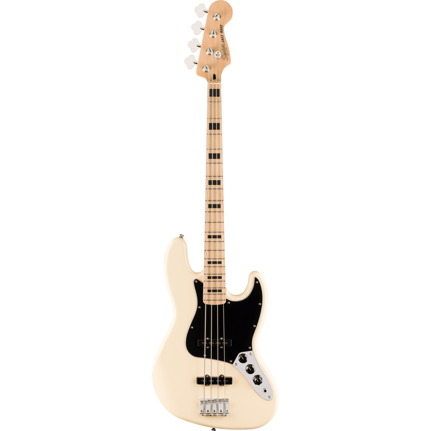 Squier Affinity Series Active Jazz Bass - Olympic White from Joondalup Music Centre