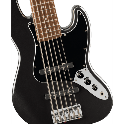 Squier Affinity Series Jazz 6 String Bass VI - Black Metallic from Joondalup Music Centre 3