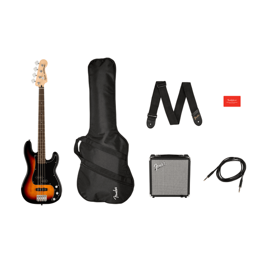 Squier Affinity Series PJ Bass Pack Sunburst from Joondalup Music Centre 2