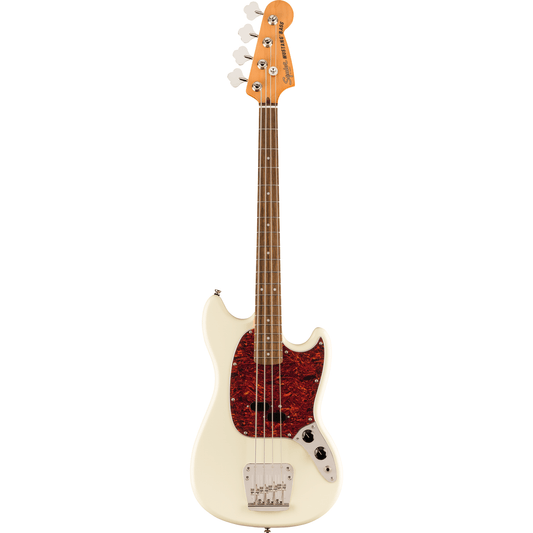 Squier Classic Vibe 60s Mustang Bass - Olympic White from Joondalup Music Centre