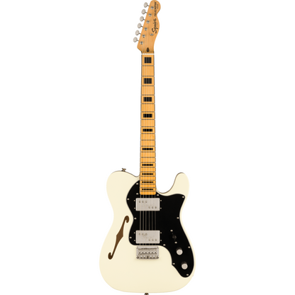 Squier FSR Classic Vibe 60s Thinline Telecaster Electric Guitar - Maple Neck / Olympic White