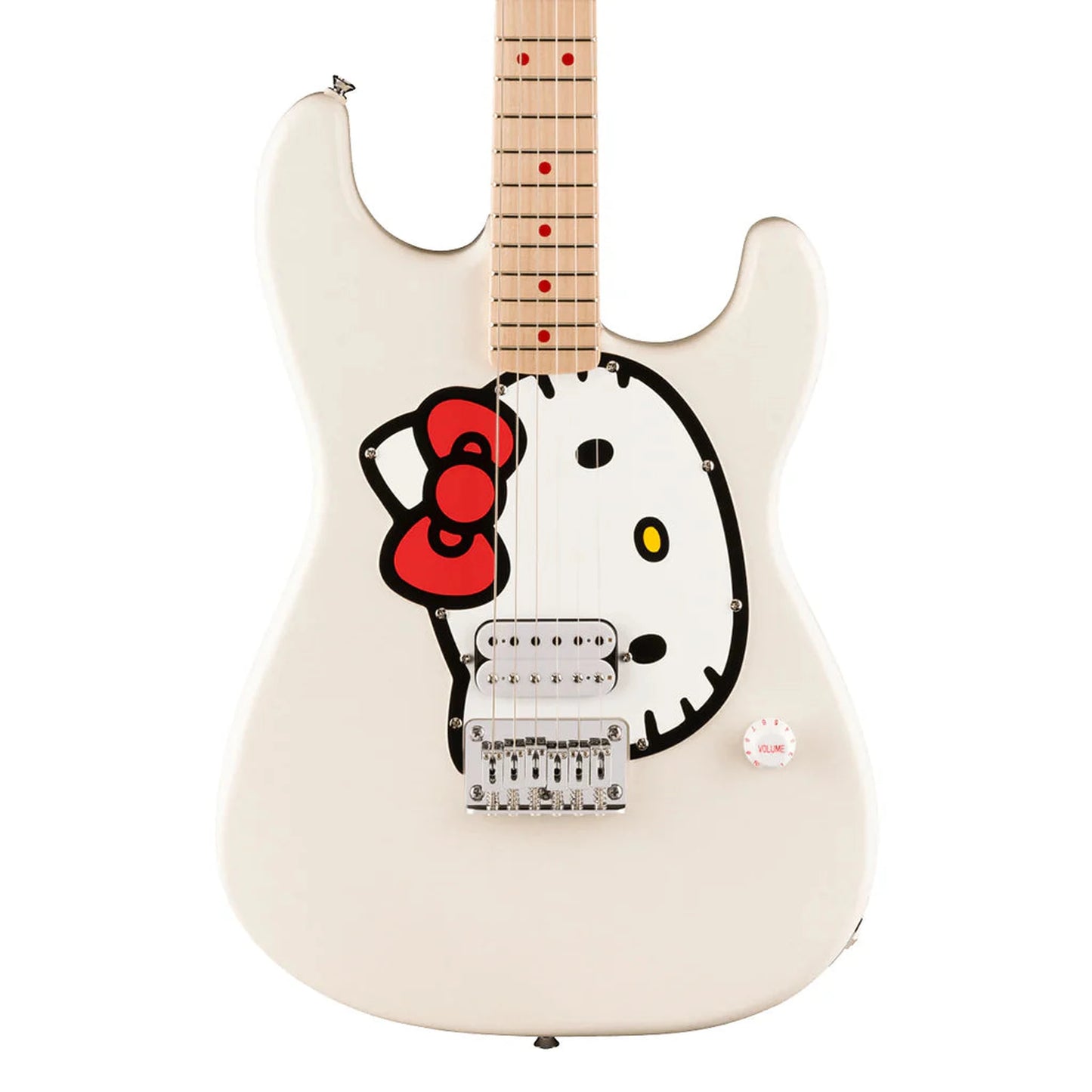 Squier Hello Kitty Stratocaster Electric Guitar - White from Joondalup Music Centre 3
