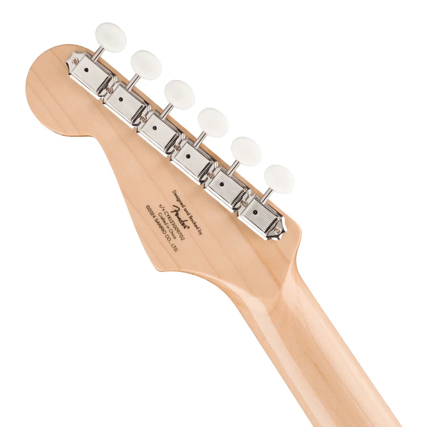 Squier Hello Kitty Stratocaster Electric Guitar - White from Joondalup Music Centre 5