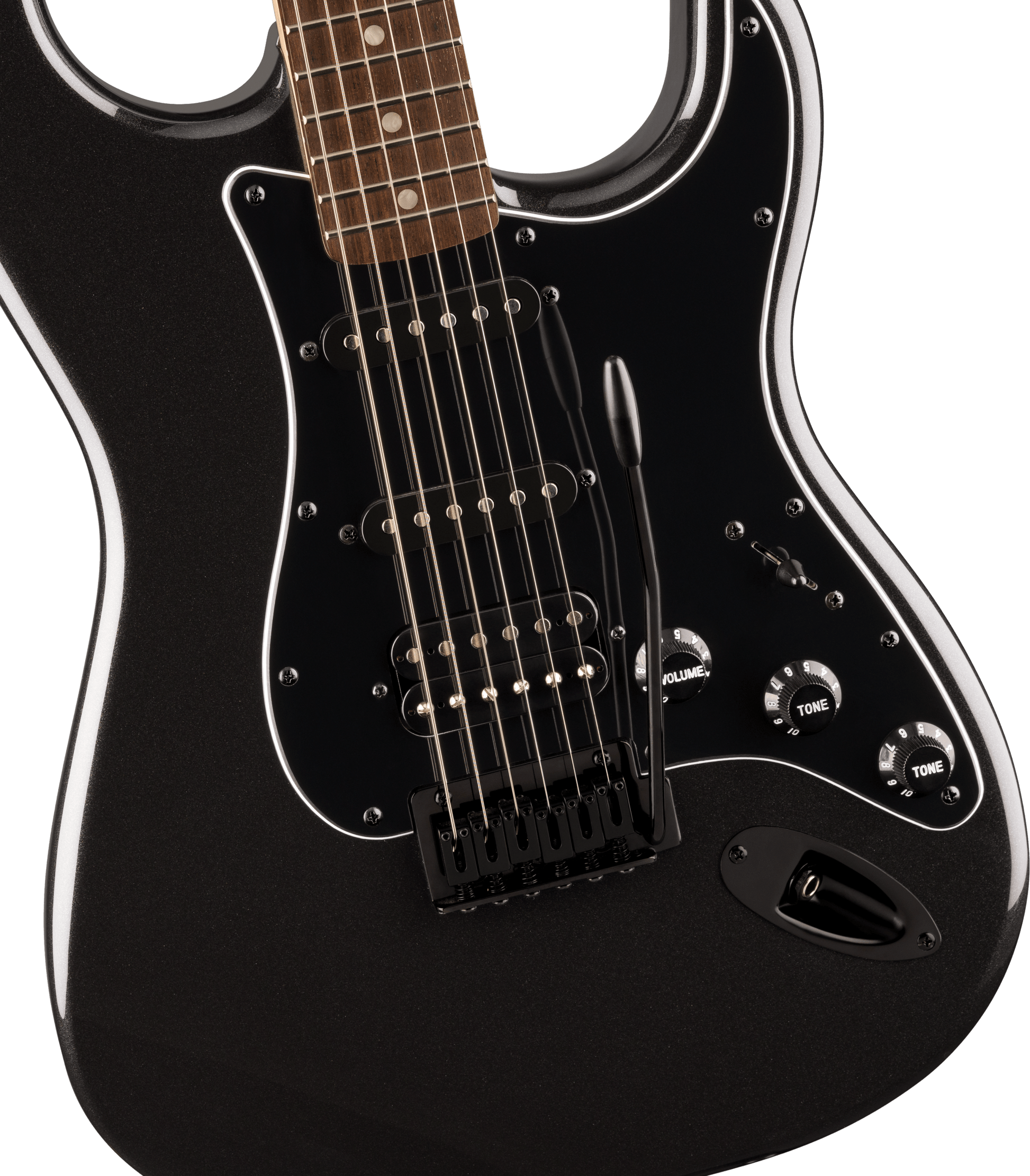 Squier Limited Edition Affinity Series Stratocaster HSS - Metallic Black from Joondalup Music Centre 3