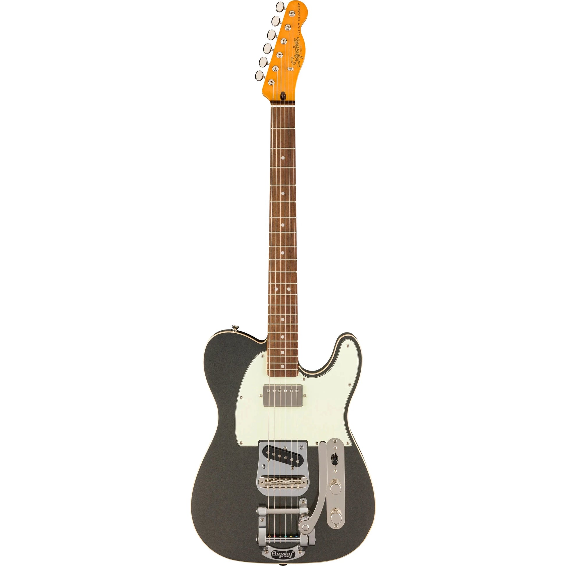 Squier Limited Edition Classic Vibe '60s Custom Telecaster SH w/Bigsby - Charcoal Frost Metallic from Joondalup Music Centre