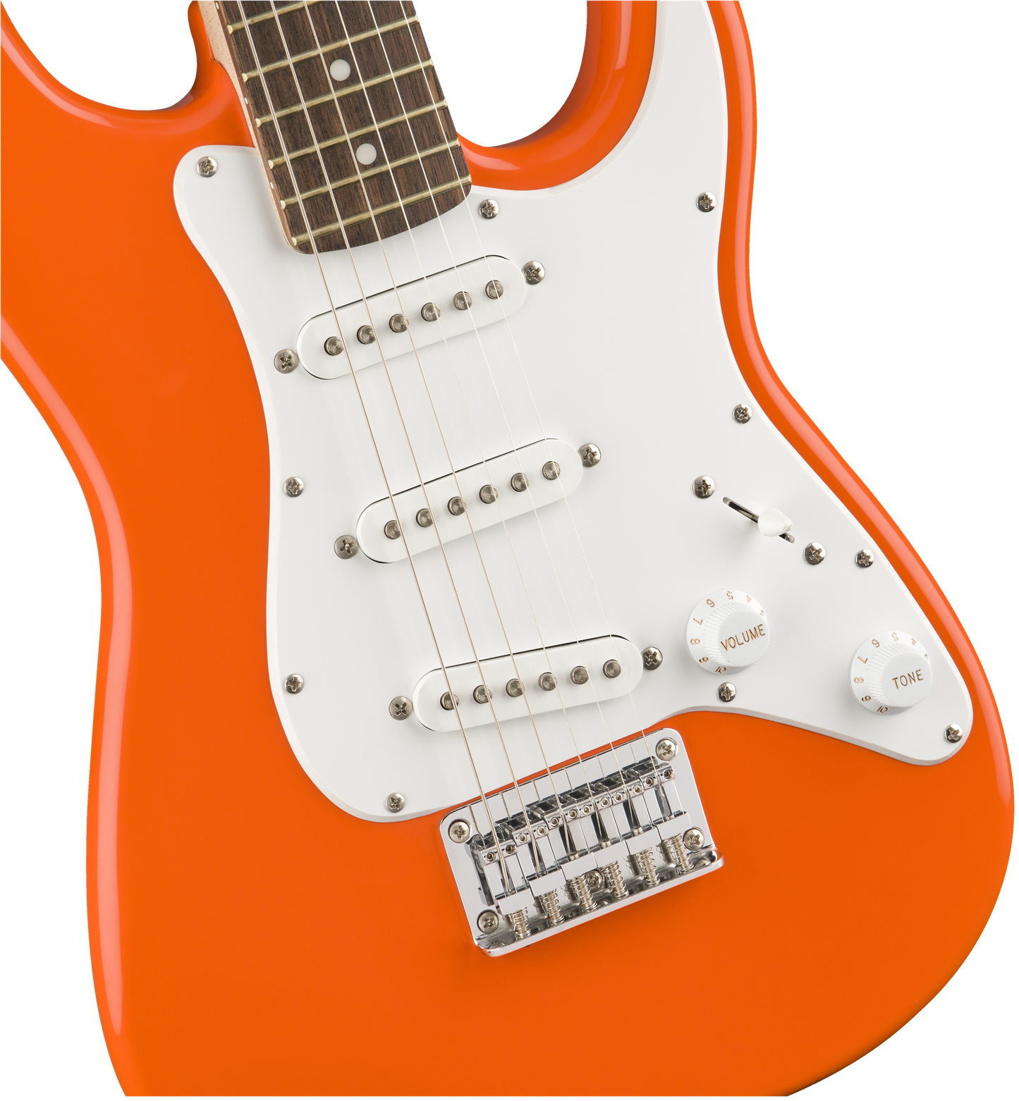 Squier Limited Edition Mini Stratocaster - Competition Orange from Joondalup Music Centre 3
