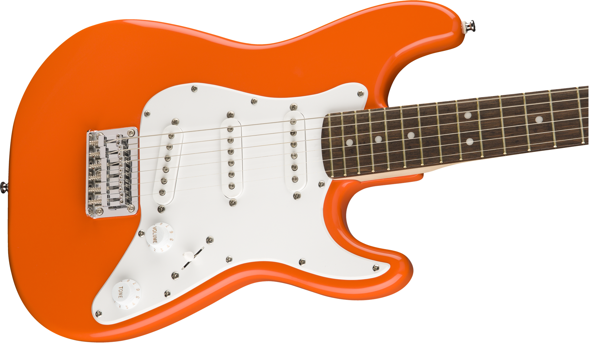 Squier Limited Edition Mini Stratocaster - Competition Orange from Joondalup Music Centre 4