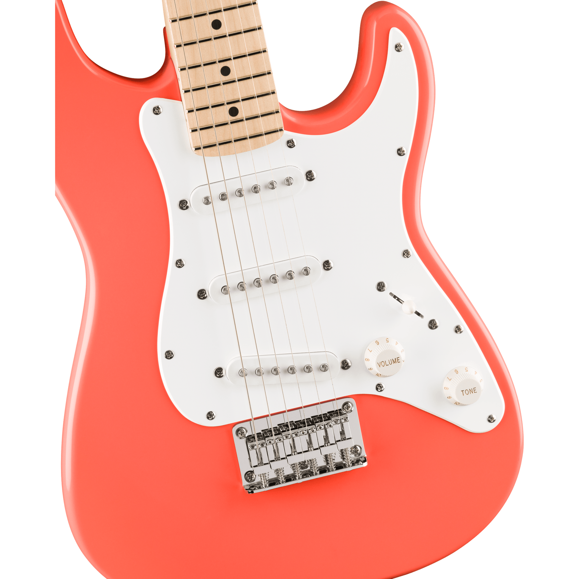 Squier Limited Edition Mini Stratocaster - Tahitian Coral 3