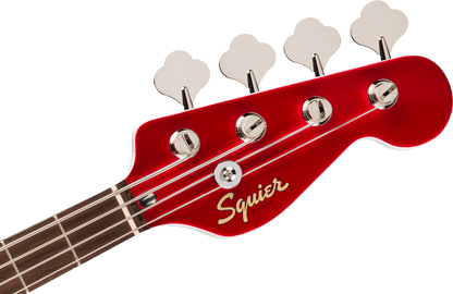 Squier Limited Edition Paranormal Rascal HH Bass - Candy Apple Red from Joondalup Music Centre 4