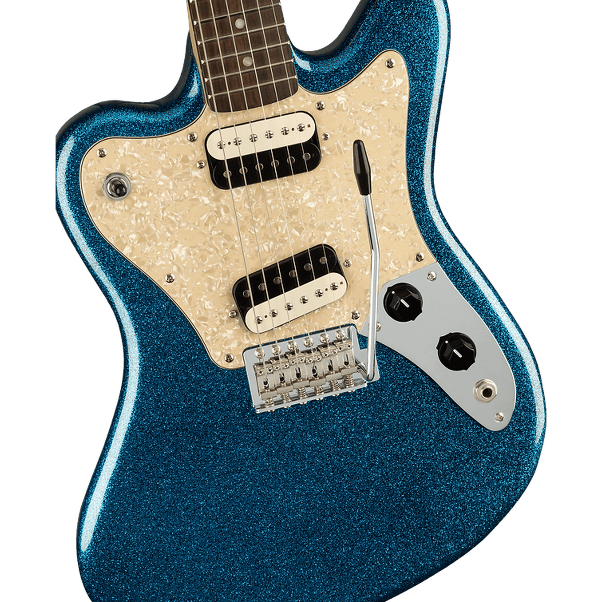 Squier Paranormal Super-Sonic Electric Guitar - Blue Sparkle from Joondalup Music Centre 3