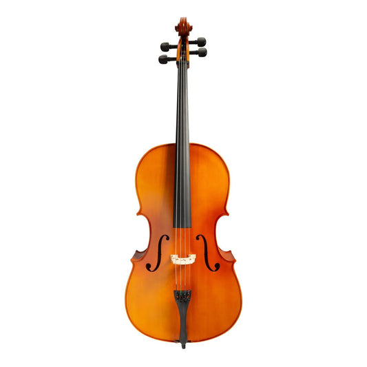 Steinhoff 3/4 Size Solid Top Student Cello Outfit - Natural Satin