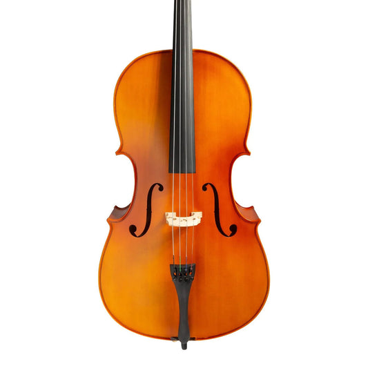 Steinhoff 3/4 Size Solid Top Student Cello Outfit - Natural Satin 2