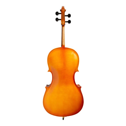 Steinhoff 3/4 Size Solid Top Student Cello Outfit - Natural Satin 3
